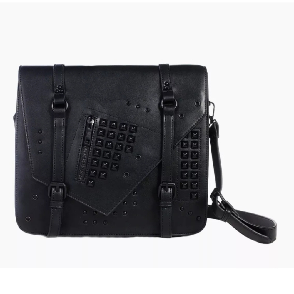 Killstar saddle bag sourpuss leather satchel shoulder tote goth purse dolls kill